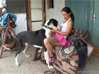 Good Dog Licking Pussy mistress